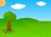 Cartoon Landscape Clip Art